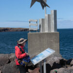 Walking path by the shore, Keflavik, Iceland