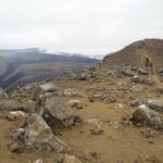 Smoking crater, Fagradalsfjall volcano near Reykjavik, Iceland