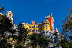 Images of the Pena Palace, interior and exterior